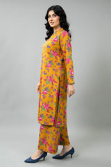 PRET PRINTED SLUB KHADDAR 2 PCS