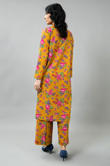 PRET PRINTED SLUB KHADDAR 2 PCS