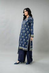 PRINTED SLUB KHADDAR 3 PCS (UNSTITCHED)