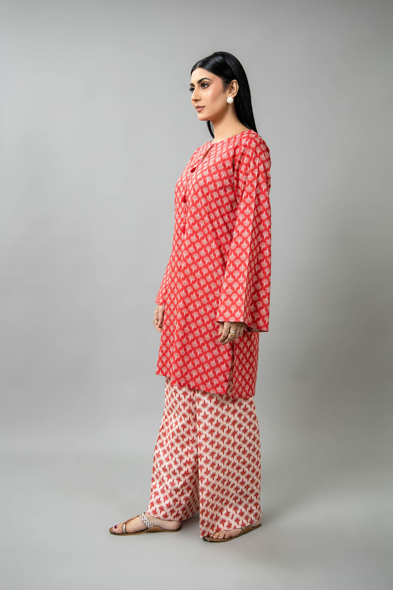 PRINTED CAMBRIC 2 PCS (UNSTITCHED)