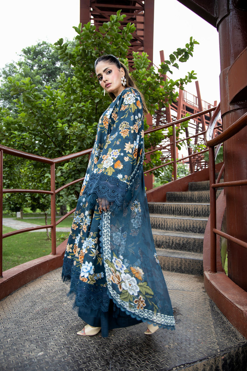 PRINTED SLUB KHADDAR 3 PCS (UNSTITCHED)