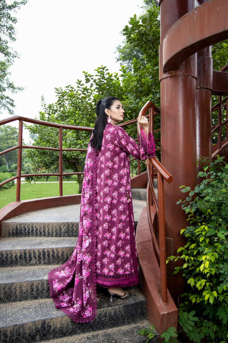 PRINTED SLUB KHADDAR 3 PCS (UNSTITCHED)