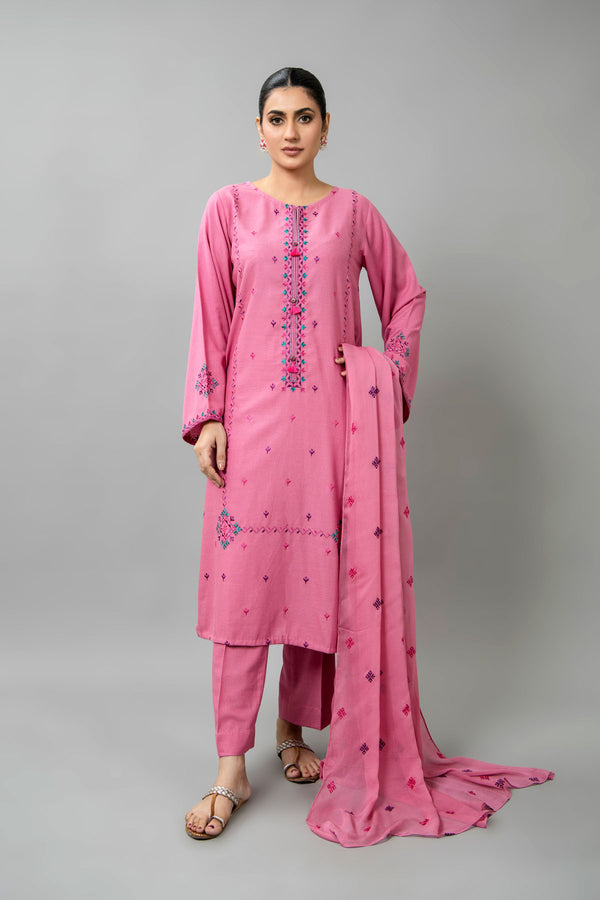 PRET EMBROIDERED KARANDI LAWN 3 PCS