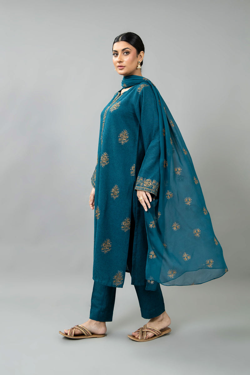 PRET EMBROIDERED COTTON KARANDI 3 PCS