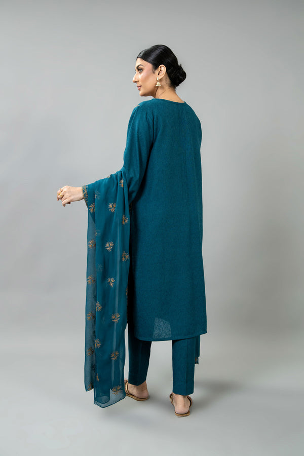 PRET EMBROIDERED COTTON KARANDI 3 PCS