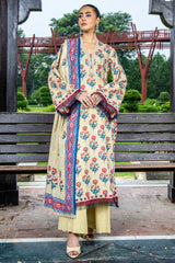 PRINTED SLUB KHADDAR 3 PCS (UNSTITCHED)