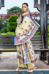 PRINTED SLUB KHADDAR 3 PCS (UNSTITCHED)