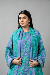 PRINTED SLUB KHADDAR 3 PCS (UNSTITCHED)