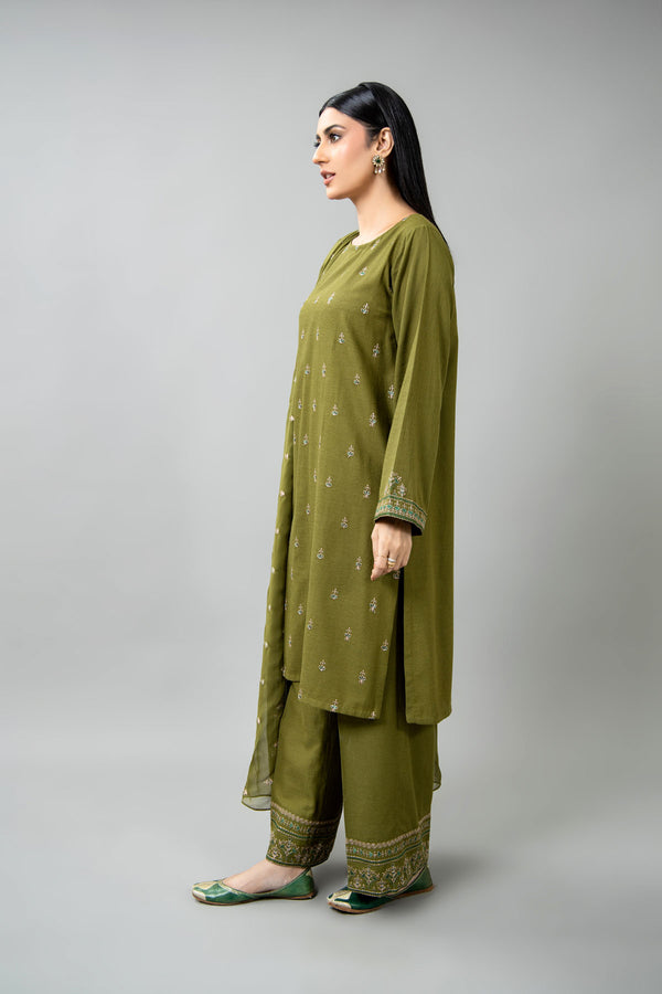 PRET EMBROIDERED KARANDI LAWN 3 PCS