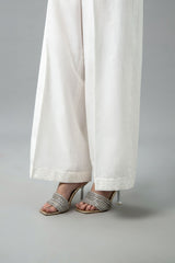 EMBROIDERED SLUB KHADDAR TROUSER