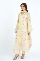 PRINTED & EMBROIDERED LAWN 3 PCS (UNSTITCHED)