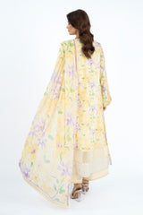 PRINTED & EMBROIDERED LAWN 3 PCS (UNSTITCHED)