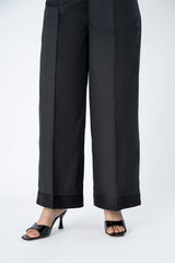 EMBROIDERED CAMBRIC PLAZO