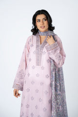 EMBROIDERED & PRINTED LAWN 3 PCS (UNSTITCHED)