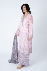 EMBROIDERED & PRINTED LAWN 3 PCS (UNSTITCHED)