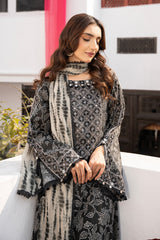 EMBROIDERED & PRINTED LAWN 3 PCS (UNSTITCHED)