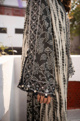 EMBROIDERED & PRINTED LAWN 3 PCS (UNSTITCHED)