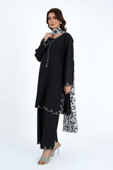 PRET EMBROIDERED & PRINTED LAWN 3 PCS