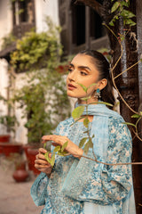 PRET EMBROIDERED & PRINTED LAWN 3 PCS