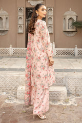 PRET EMBROIDERED & PRINTED LAWN 3 PCS