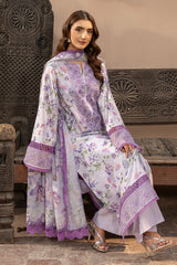 EMBROIDERED & PRINTED LAWN 3 PCS (UNSTITCHED)