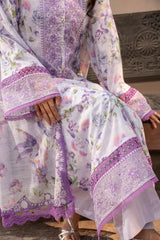 EMBROIDERED & PRINTED LAWN 3 PCS (UNSTITCHED)