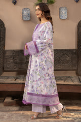 EMBROIDERED & PRINTED LAWN 3 PCS (UNSTITCHED)