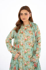 EMBROIDERED & PRINTED LAWN 3 PCS (UNSTITCHED)