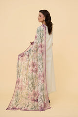 PRINTED POLY CHIFFON  1 PCS (STITCHED)