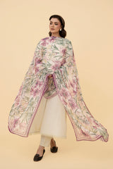 PRINTED POLY CHIFFON  1 PCS (STITCHED)