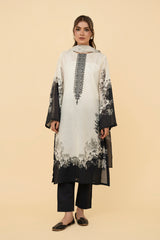 PRINTED & EMBROIDERED LAWN 3 PCS (UNSTITCHED)