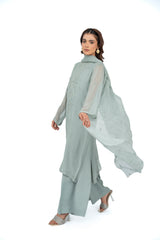 PRET EMBROIDERED & EMBELISHED CHIFFON 3 PCS