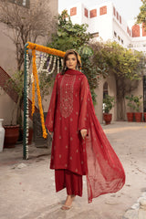 PRET EMBROIDERED CHIFFON 3 PCS