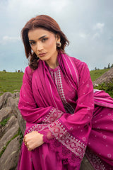 PRINTED SLUB KHADDAR 3 PCS (UNSTITCHED)