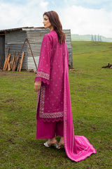PRINTED SLUB KHADDAR 3 PCS (UNSTITCHED)