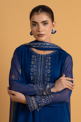 PRET EMBROIDERED & EMBELISHED CHIFFON 3 PCS