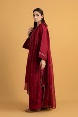 PRET EMBROIDERED COTTON KARANDI 3 PCS