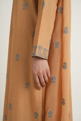 PRET EMBROIDERED  SLUB KHADDAR 3 PCS