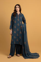 PRET EMBROIDERED KARANDI LAWN 3 PCS