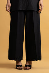 EMBROIDERED SLUB KHADDAR PLAZO