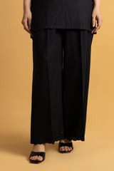 EMBROIDERED SLUB KHADDAR PLAZO