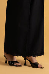 EMBROIDERED SLUB KHADDAR PLAZO
