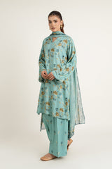 PRINTED LINEN 3 PCS (UNSTITCHED)