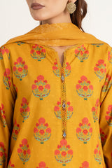 PRINTED CAMBRIC 3 PCS (UNSTITCHED)