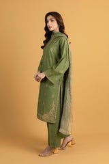 PRET PRINTED SLUB KHADDAR 3 PCS
