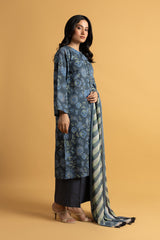 PRET PRINTED SLUB KHADDAR 3 PCS