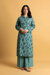 PRET PRINTED SLUB KHADDAR 2 PCS