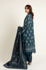 PRINTED SLUB KHADDAR 3 PCS (UNSTITCHED)
