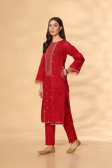 PRET EMBROIDERED COTTON JACQUARD 2 PCS