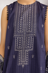 PRINTED & EMBROIDERED LAWN 3 PCS (UNSTITCHED)